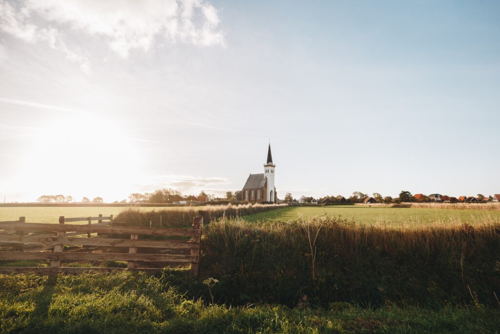 De prachtige Witte Kerk op Texel