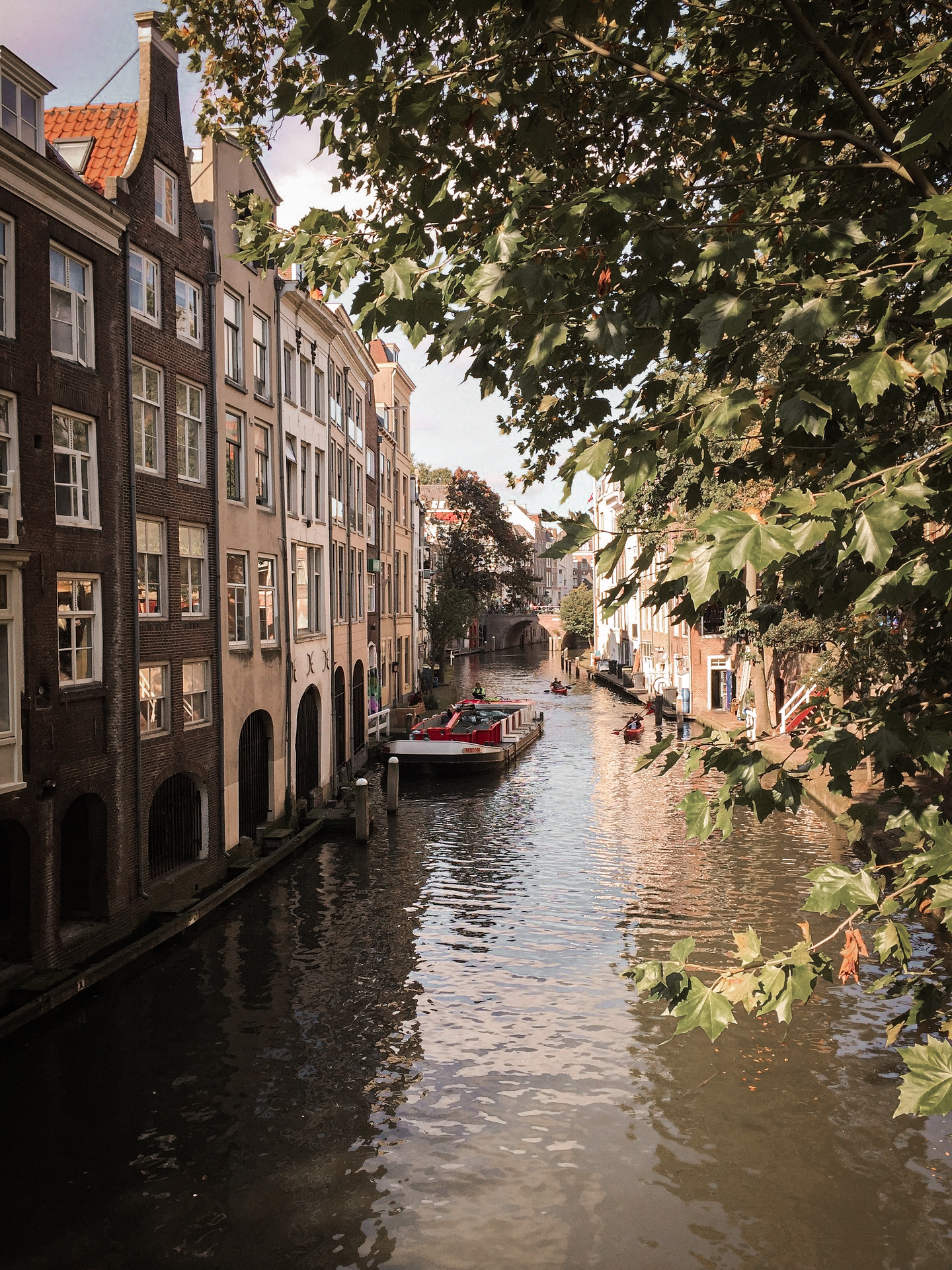 Wandel langs de prachtige grachten in Utrecht