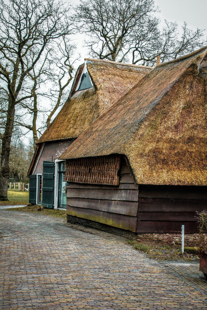 Saksische boerderij in Nationaal Park Drentsche Aa